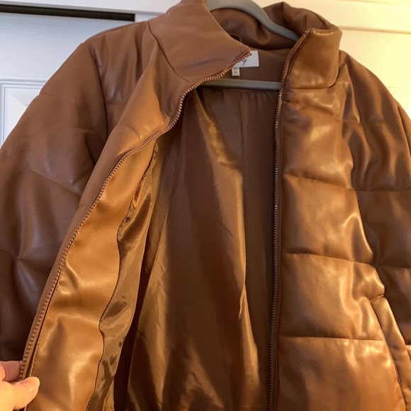 Brand new SEBBY toffee color puffer coat!! - Picture 2 of 9